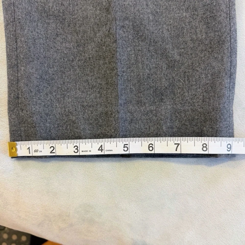 Pendleton Wool Dress Pants Mens 36x30 Gray Flat Front Pure Virgin Wool Made USA